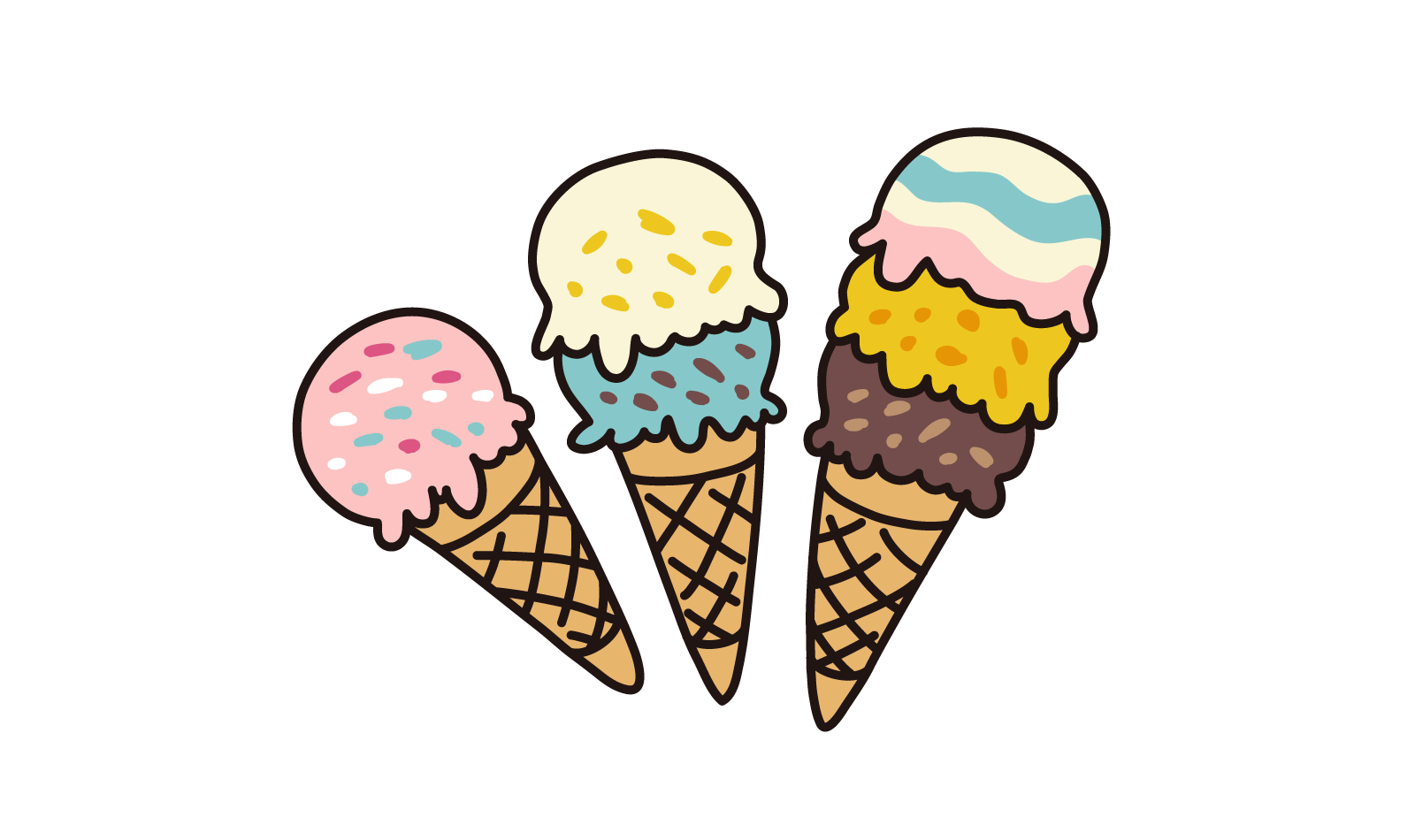 いろいろなアイスクリーム1