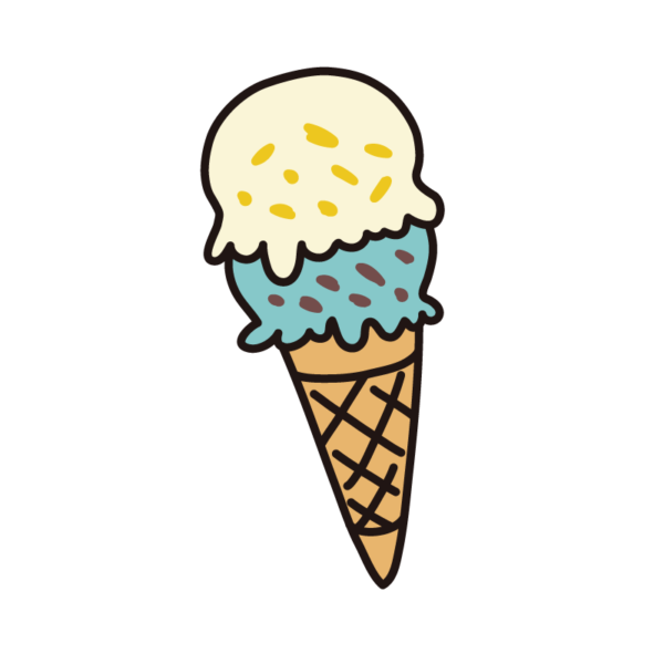 アイスクリーム（二段）